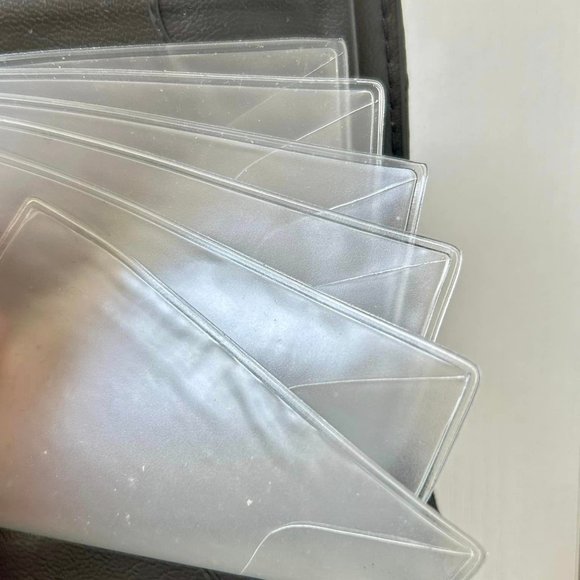 Amity Genuine Black Leather Indexer Billfold- Made in U.S.A. - Picture 6 of 10